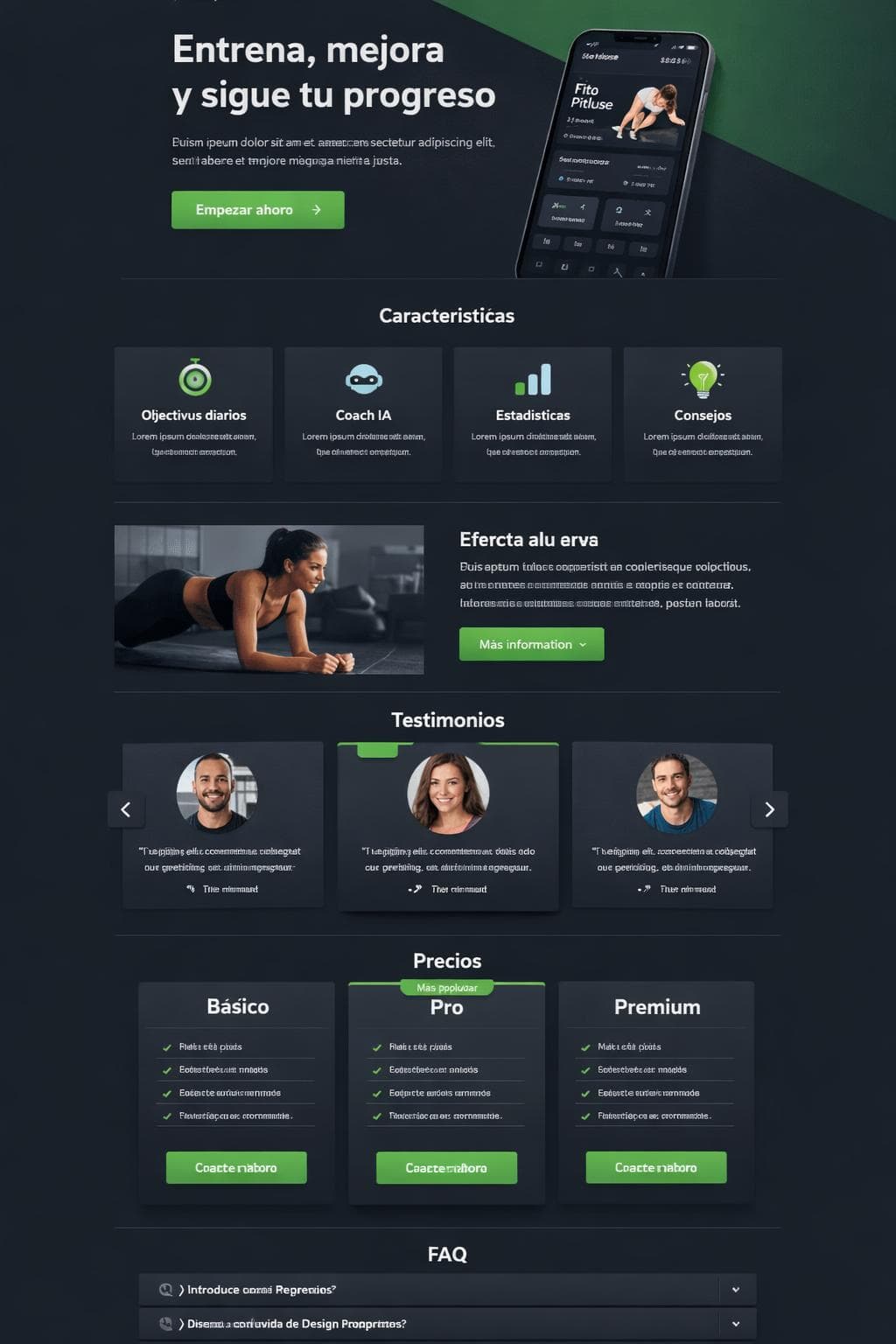 Entrena Alba — vista previa del theme