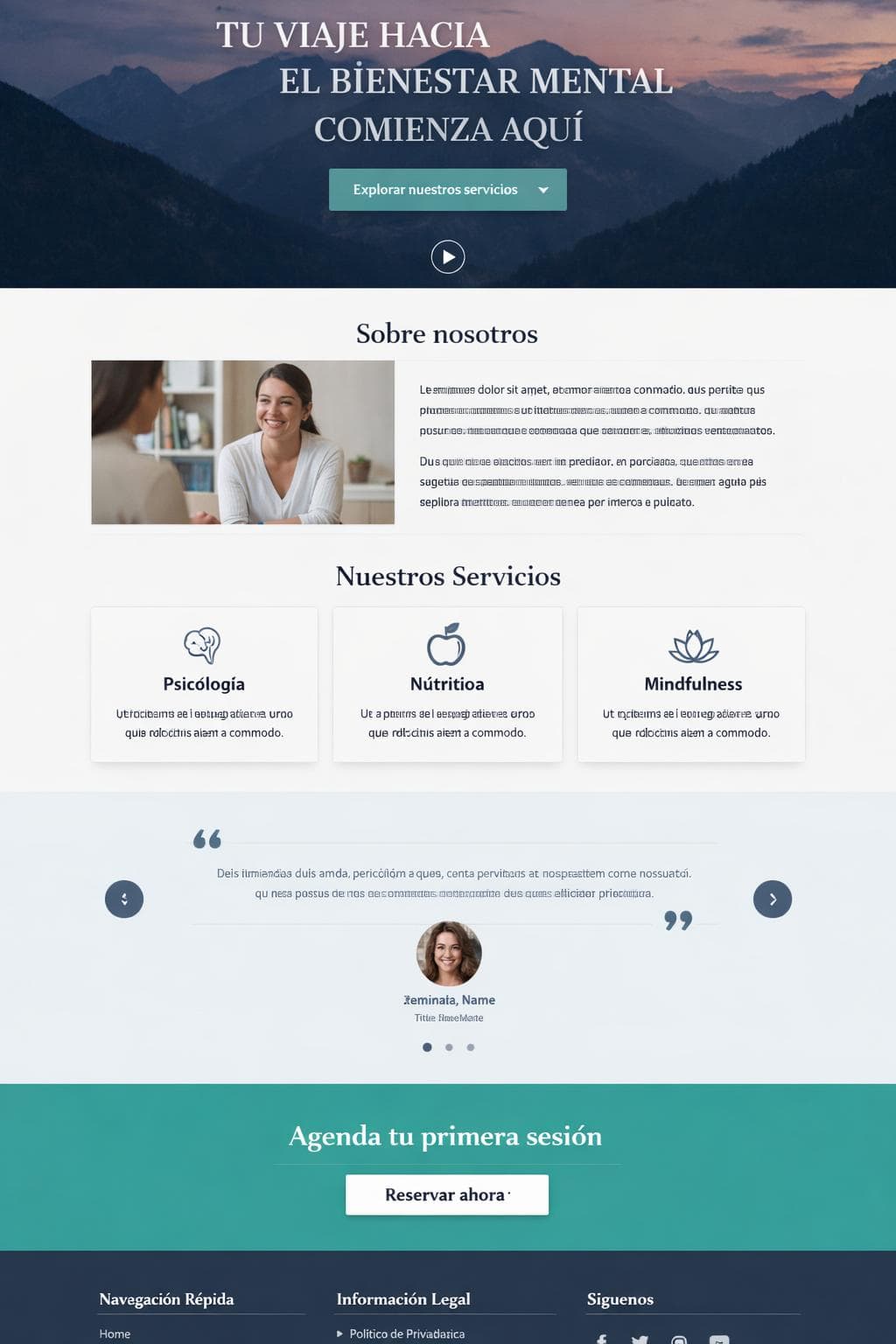 Entrena Vega — vista previa del theme