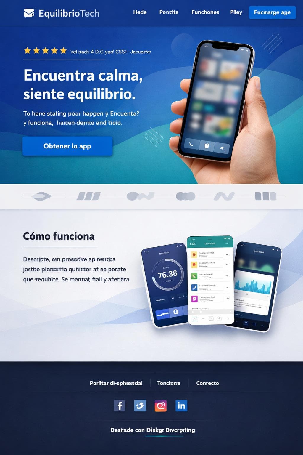 EquilibrioTech — vista previa del theme