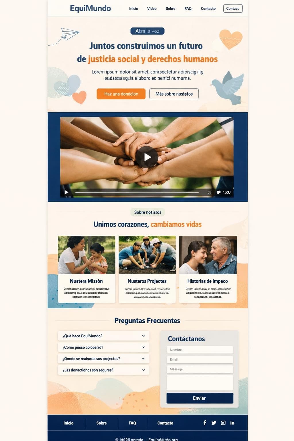 EquiMundo — vista previa del theme