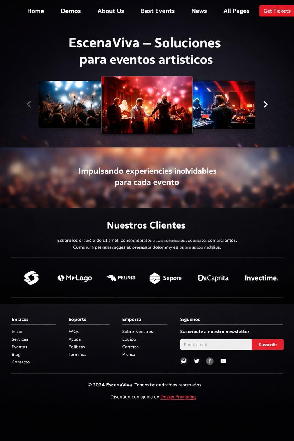EscenaViva — vista previa del theme