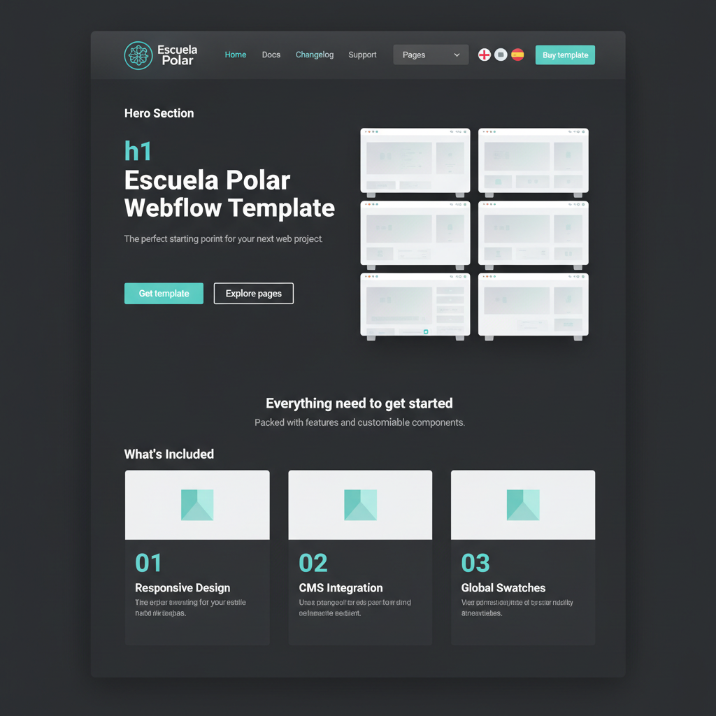 Escuela Polar — vista previa del theme