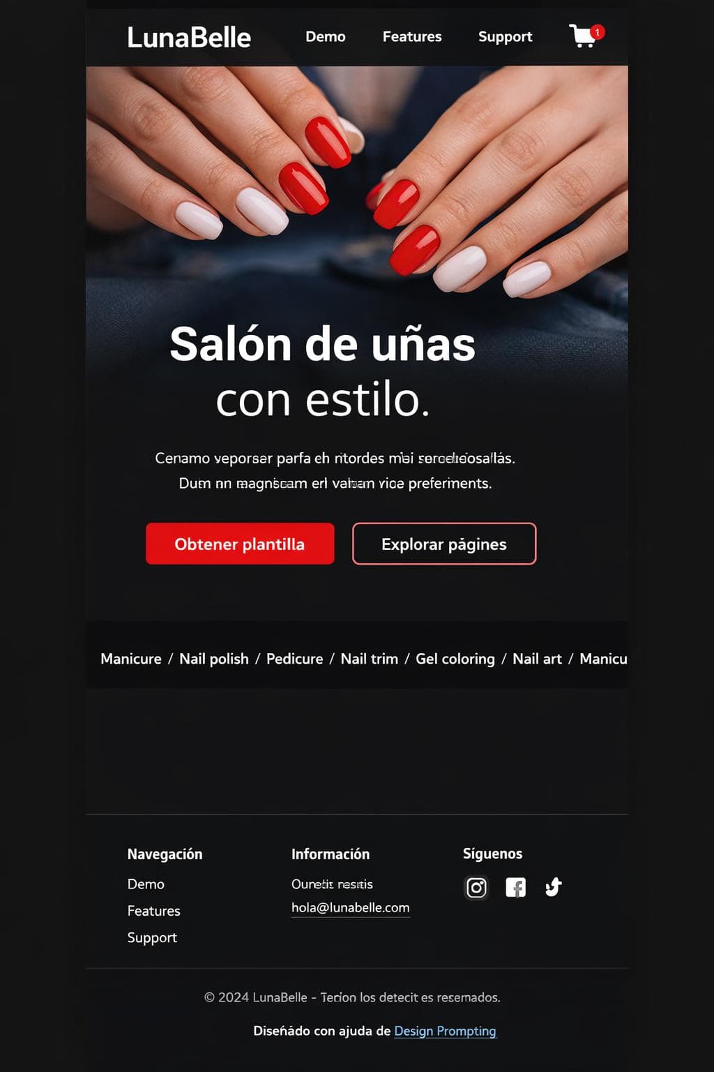 Estética Brisa — vista previa del theme