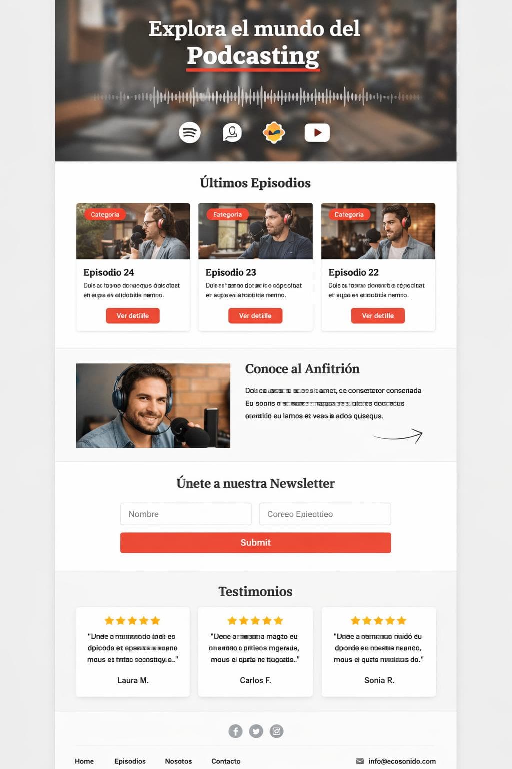 Estética Polar — vista previa del theme