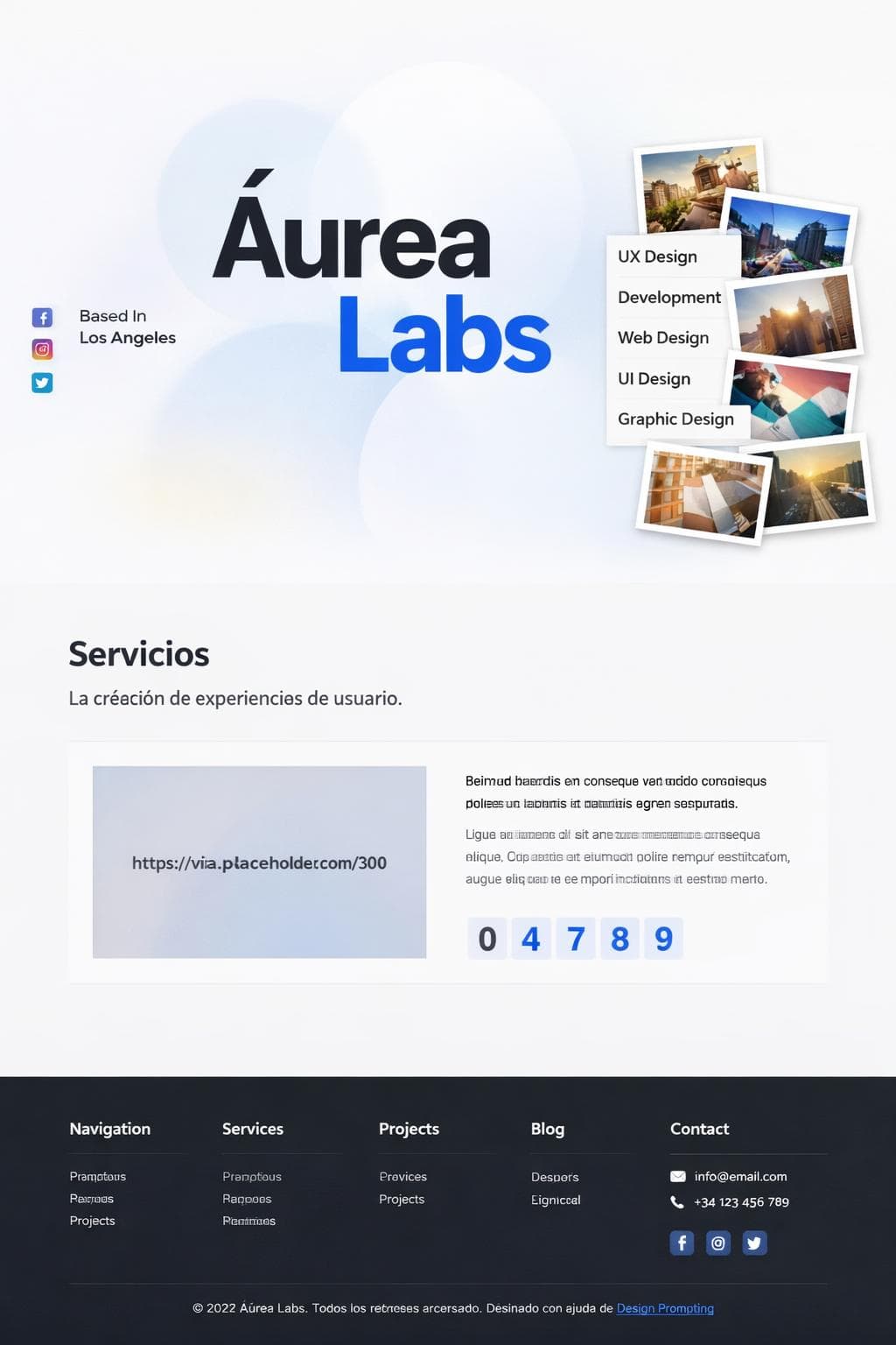 Estudio Digital Aurora — vista previa del theme