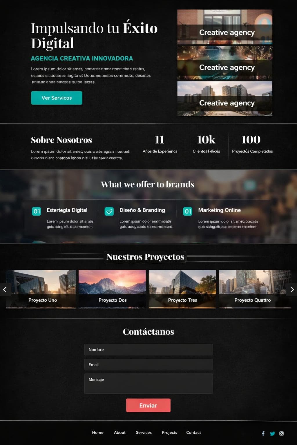 Estudio Digital Boreal — vista previa del theme