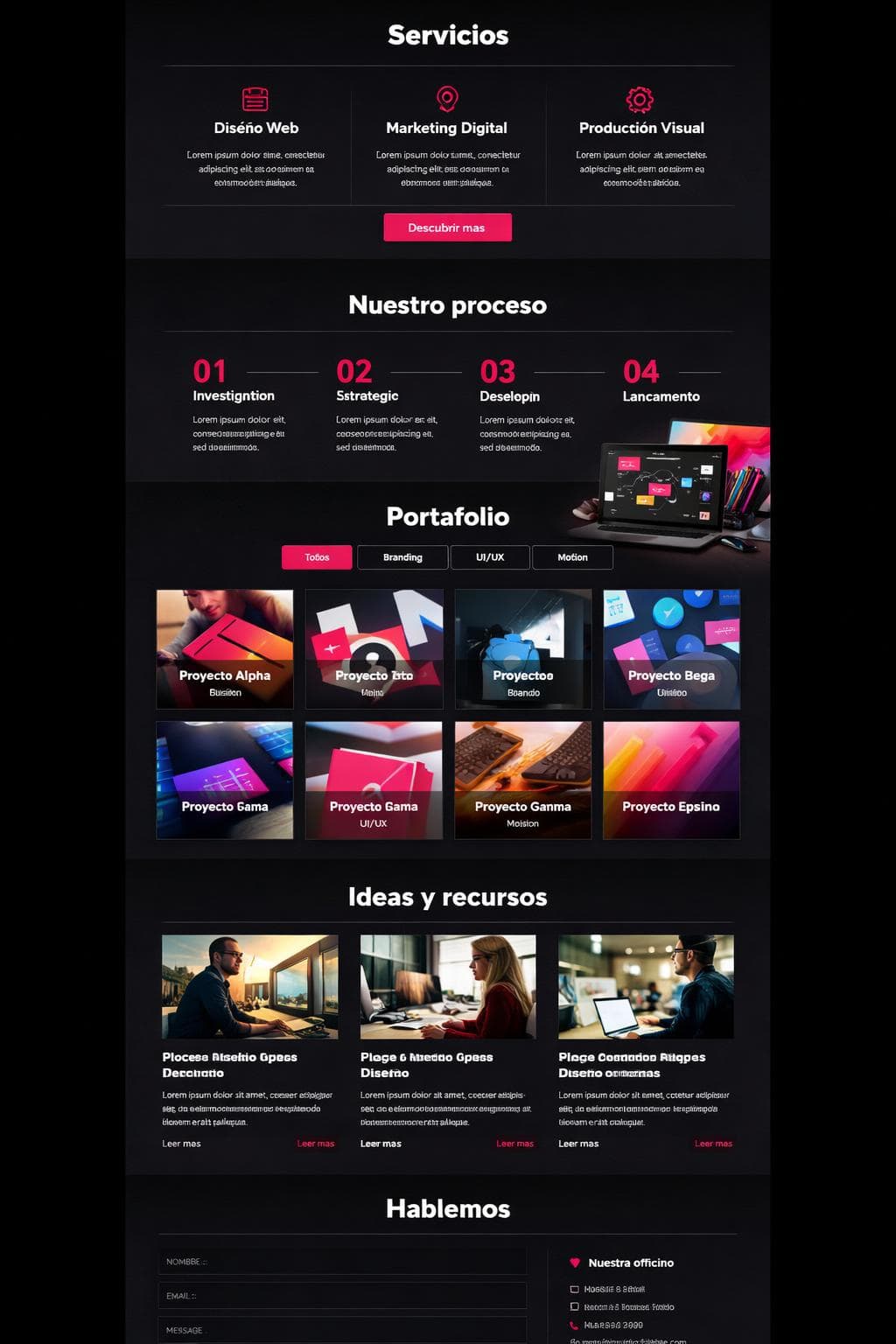 Estudio Digital Lira — vista previa del theme