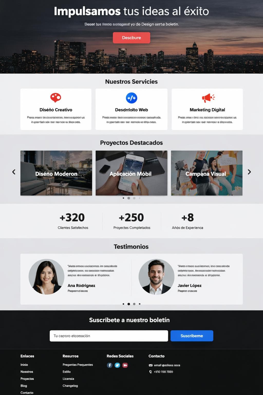 Estudio Digital Rubí — vista previa del theme