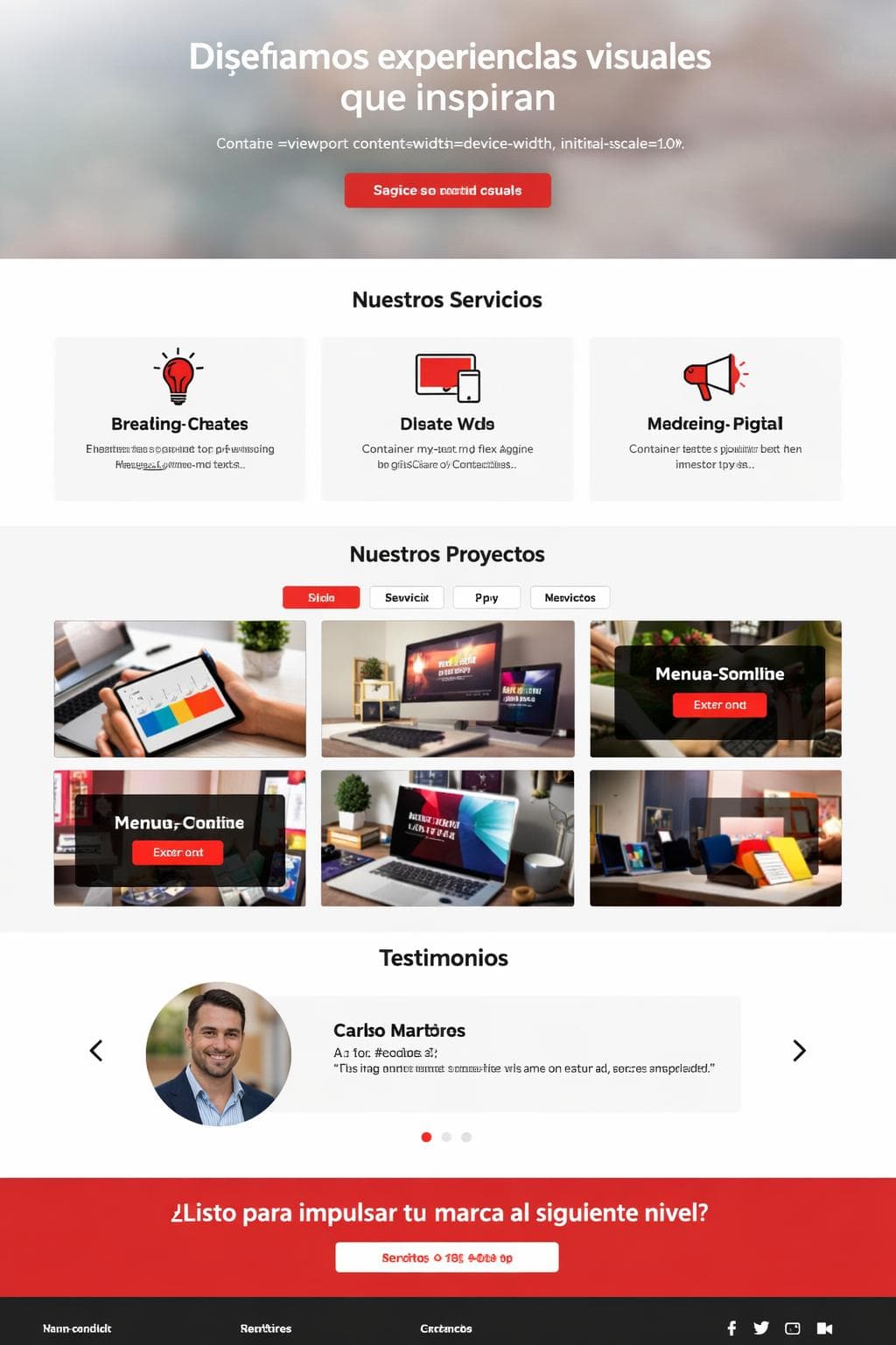 Estudio Digital Zafiro — vista previa del theme