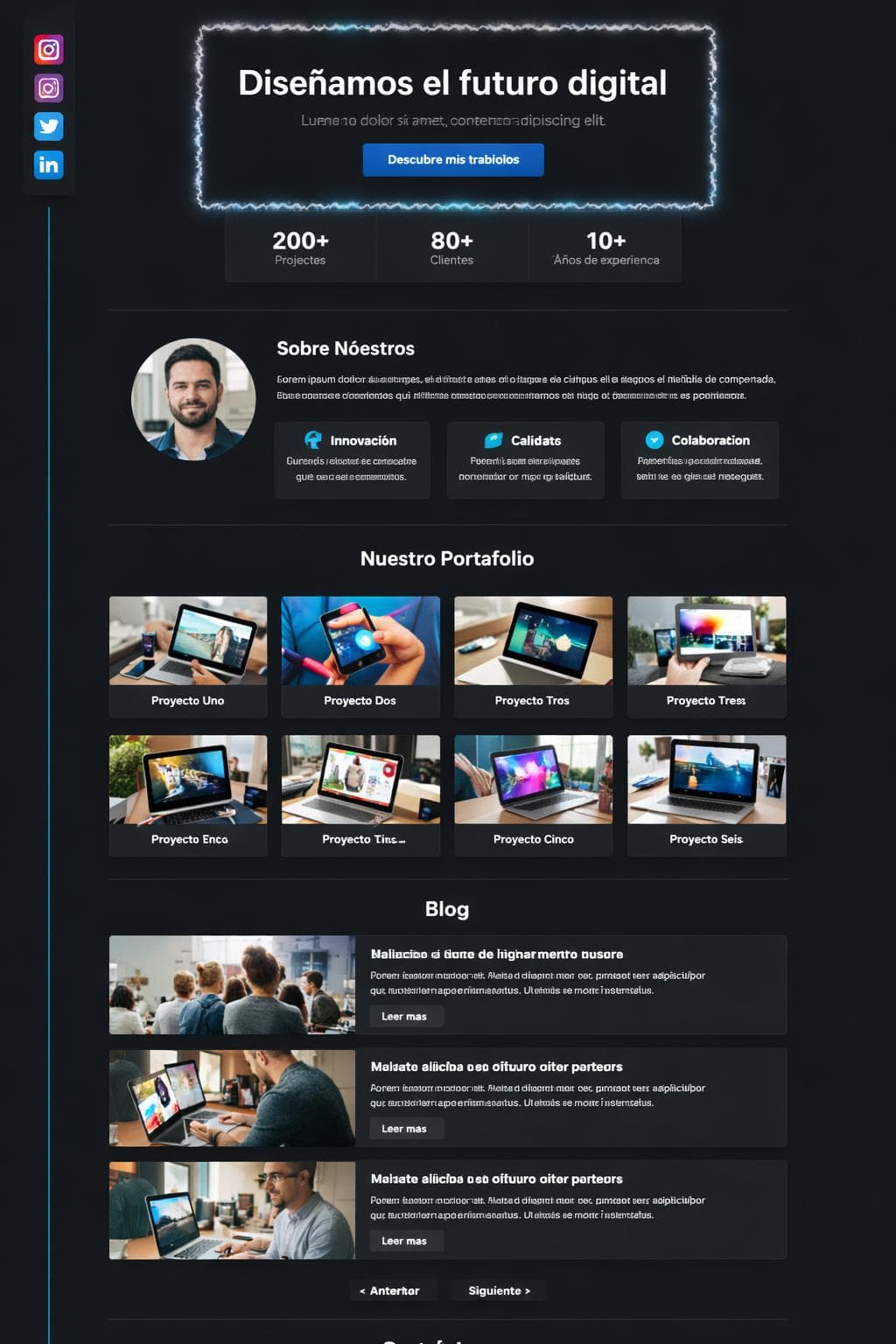 Estudio Gavilla — vista previa del theme