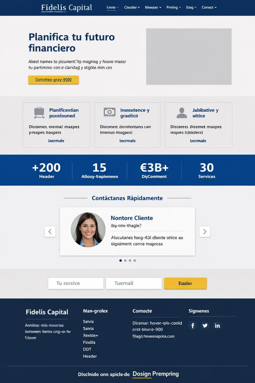 Fidelis Capital — vista previa del theme