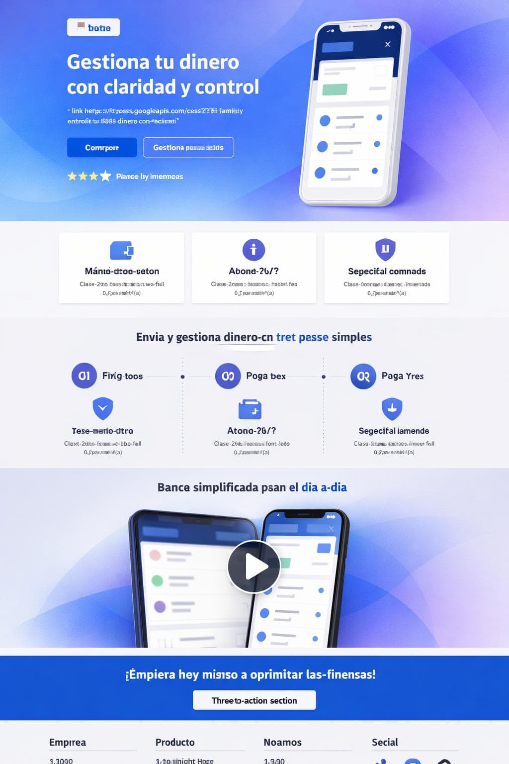 Finora — vista previa del theme