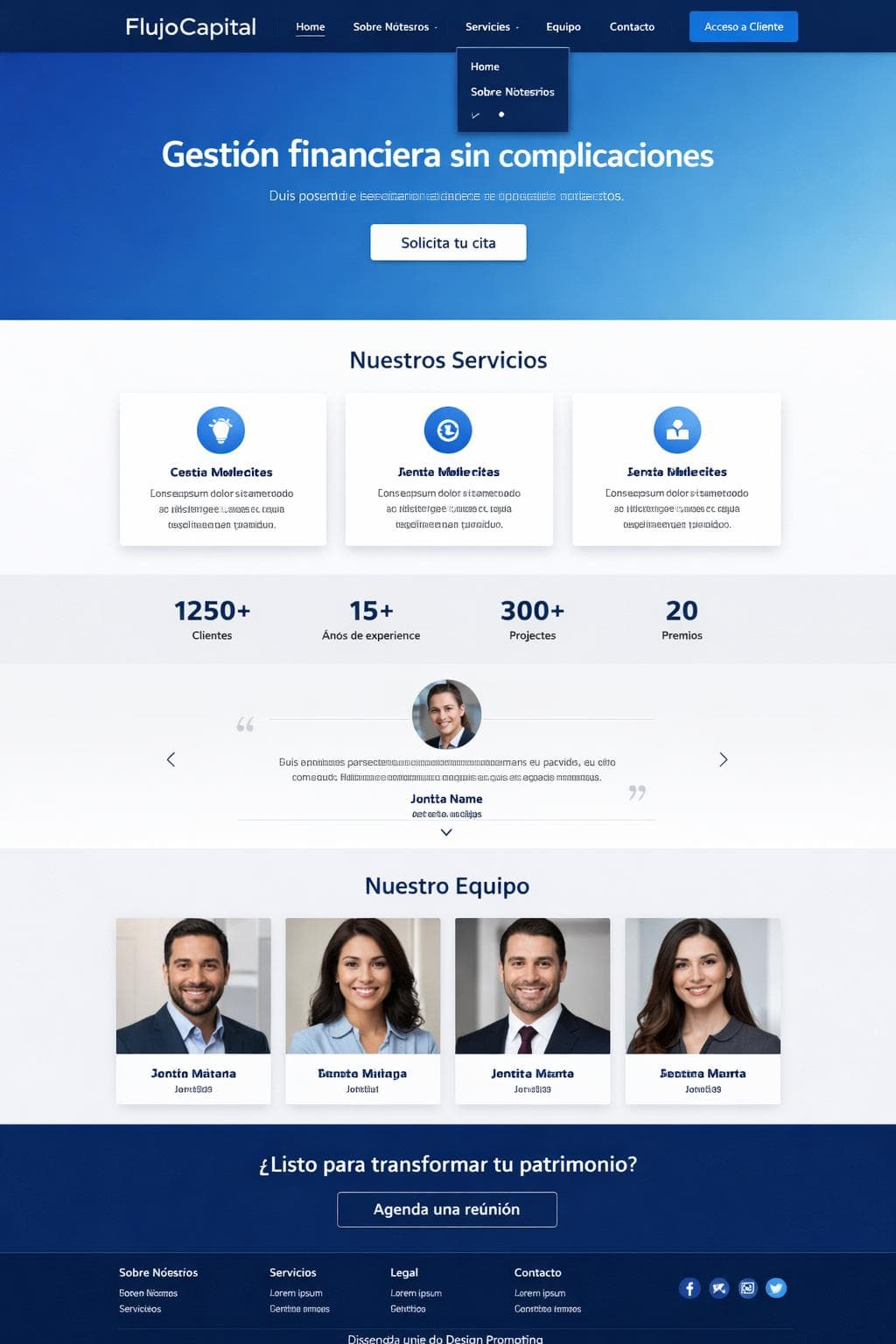 FlujoCapital — vista previa del theme