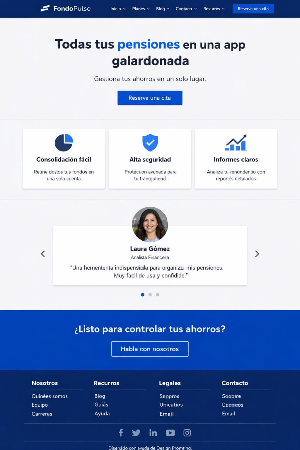 FondoPulse — vista previa del theme