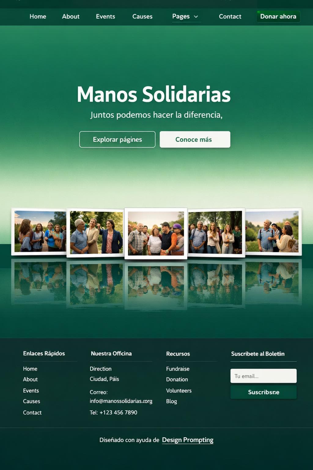 Formación Brisa — vista previa del theme