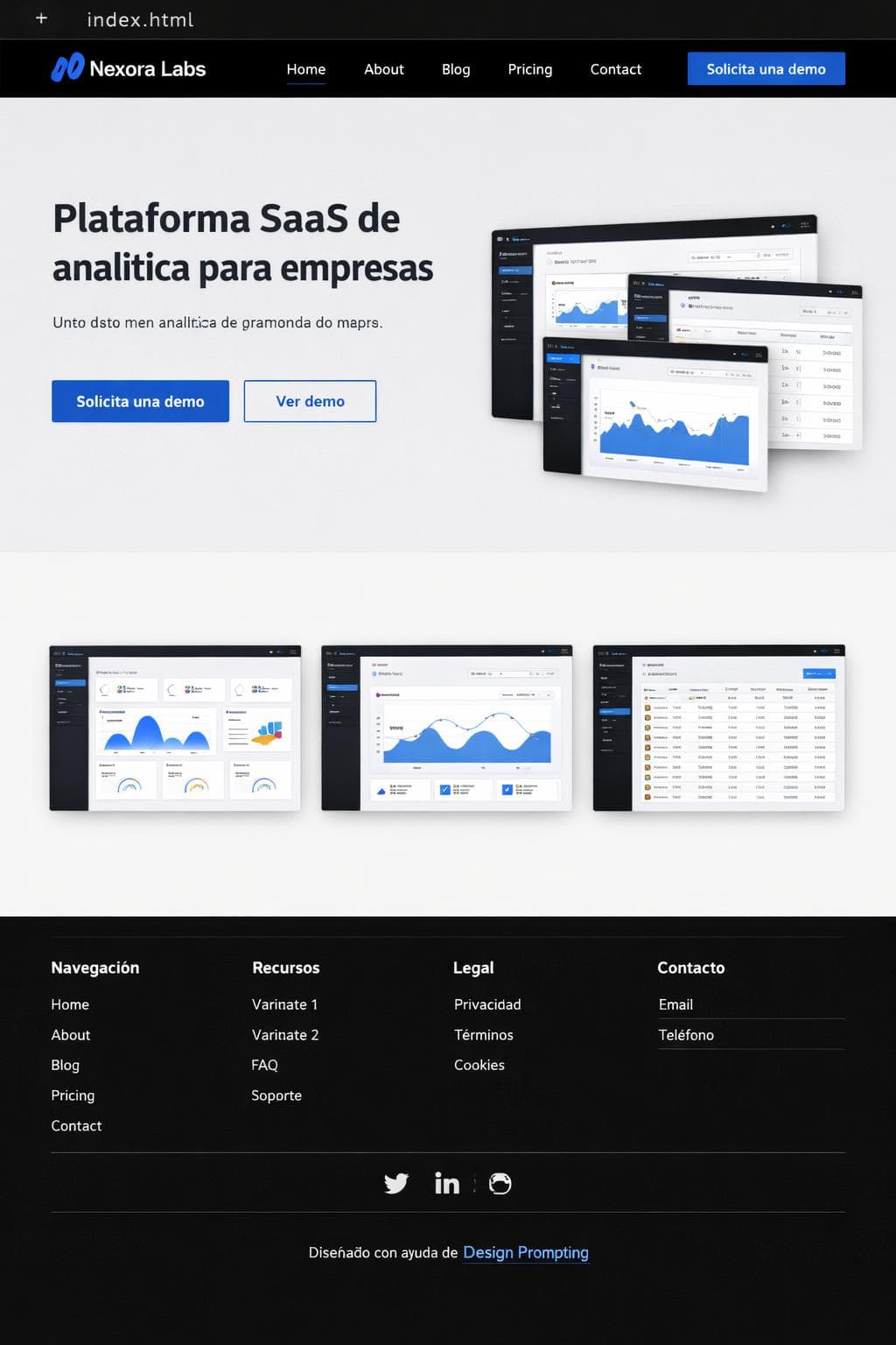Formación Cedro — vista previa del theme