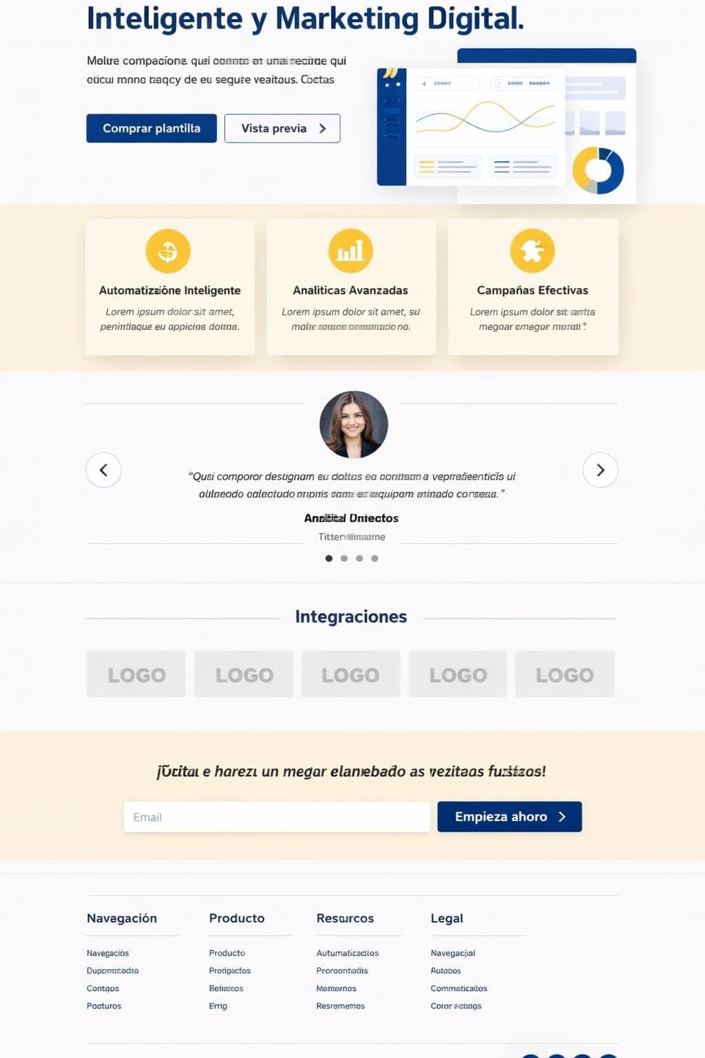 Formación Coral — vista previa del theme