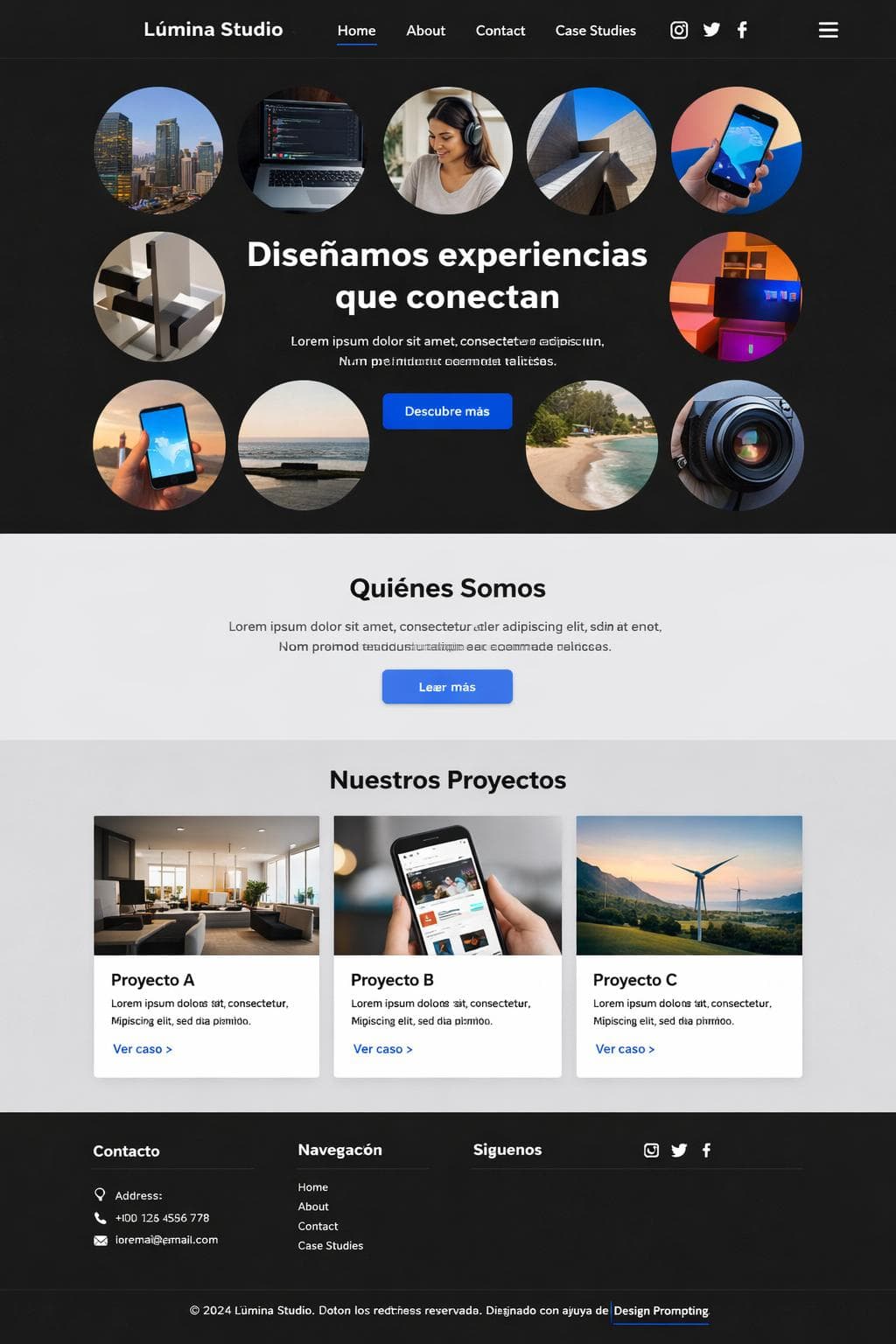 Formación Zafiro — vista previa del theme