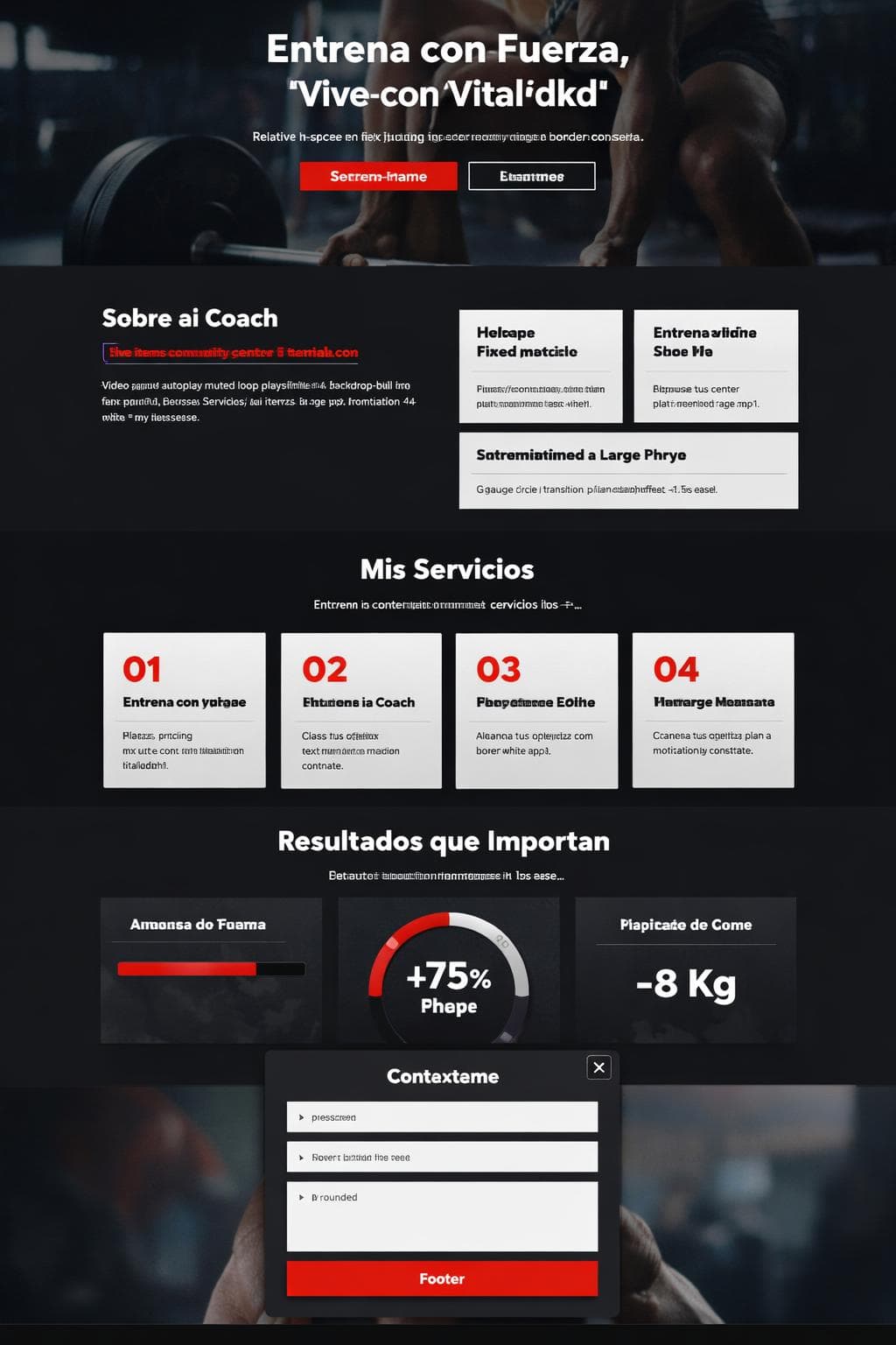 Fuerza Vital — vista previa del theme