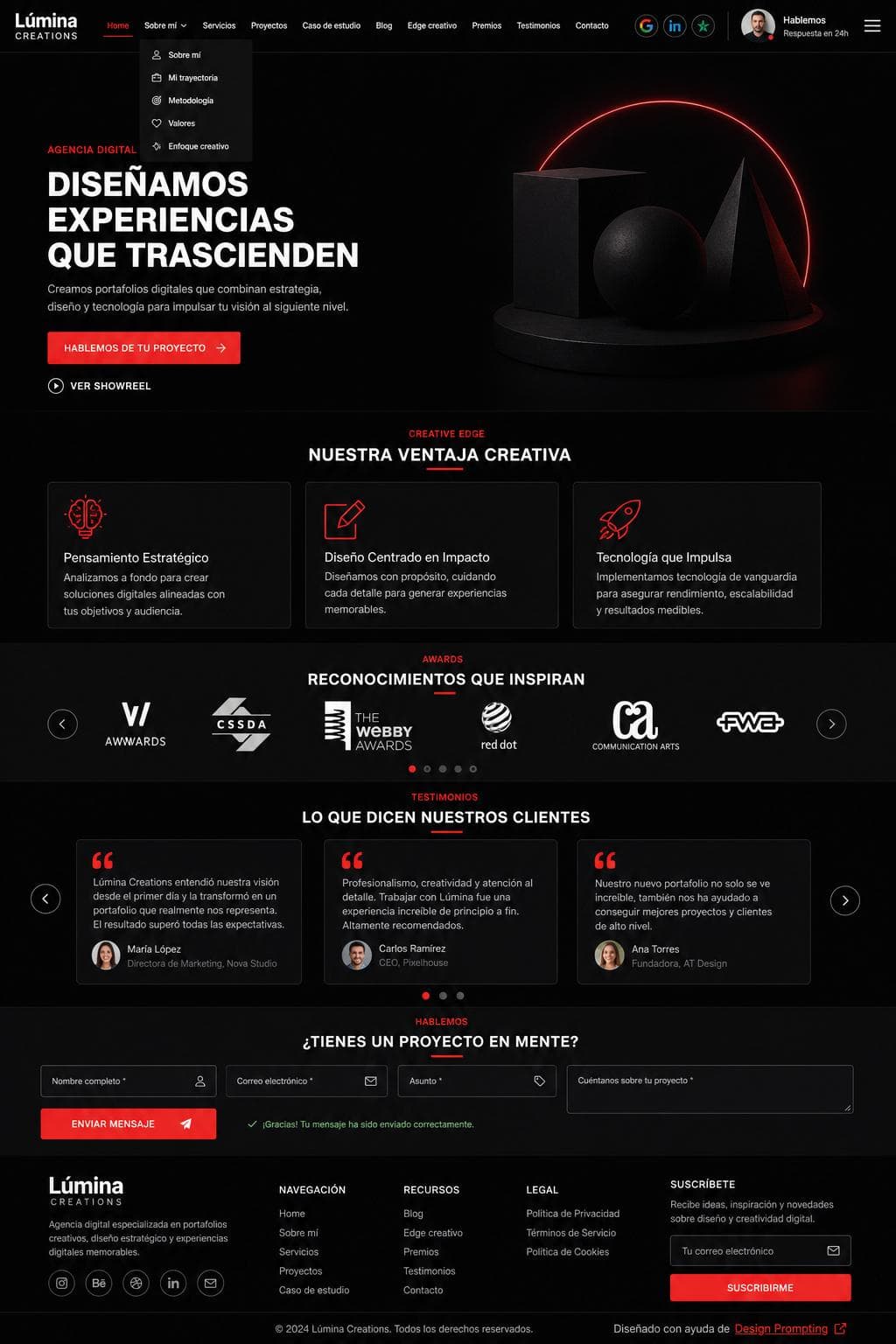 Growth Andina — vista previa del theme