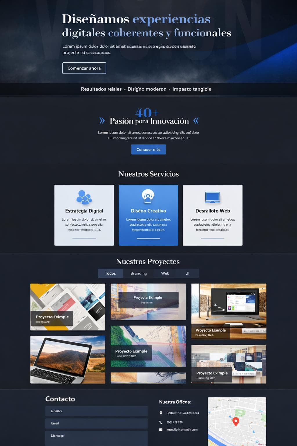 Growth Austral — vista previa del theme