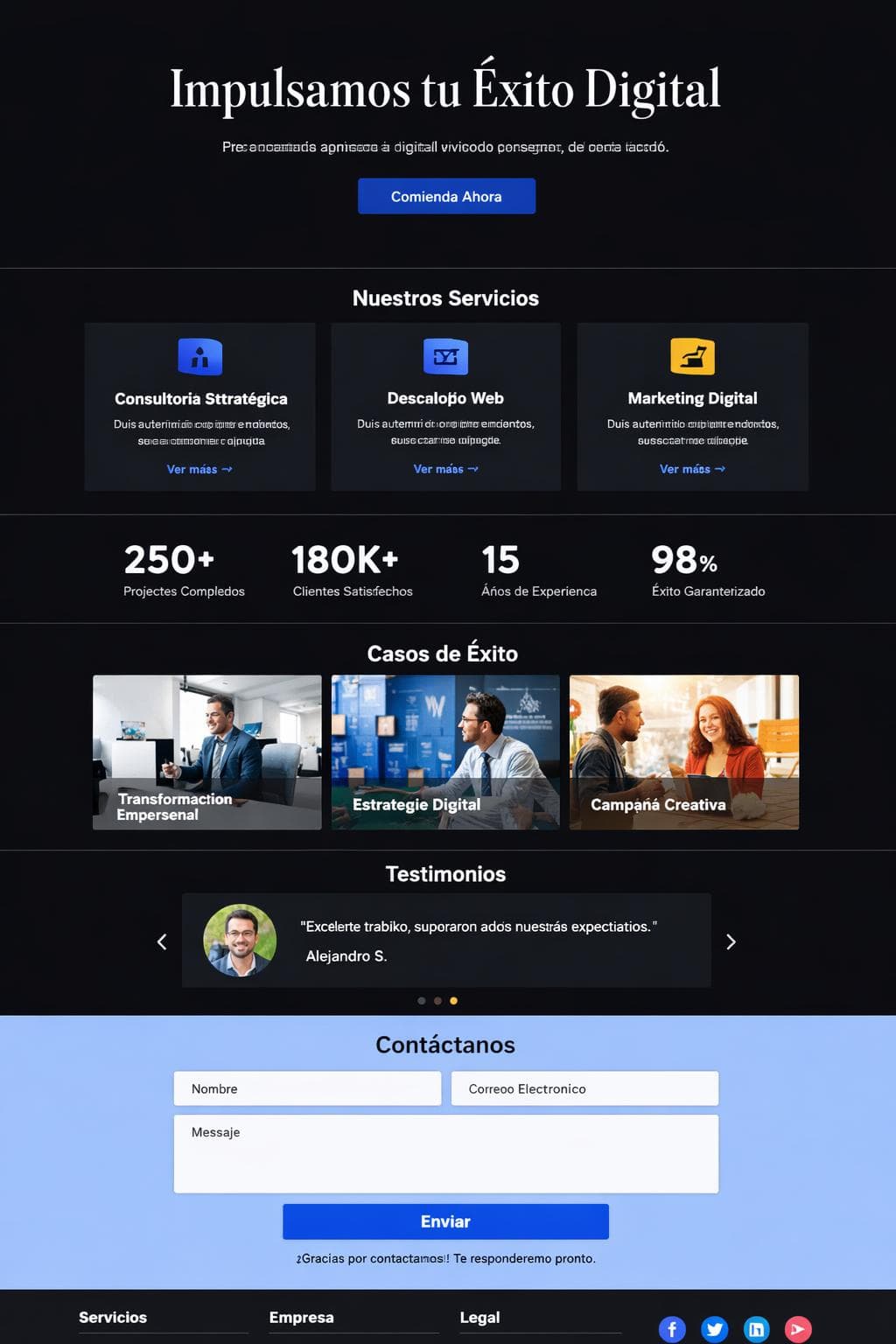 Growth Brisa — vista previa del theme