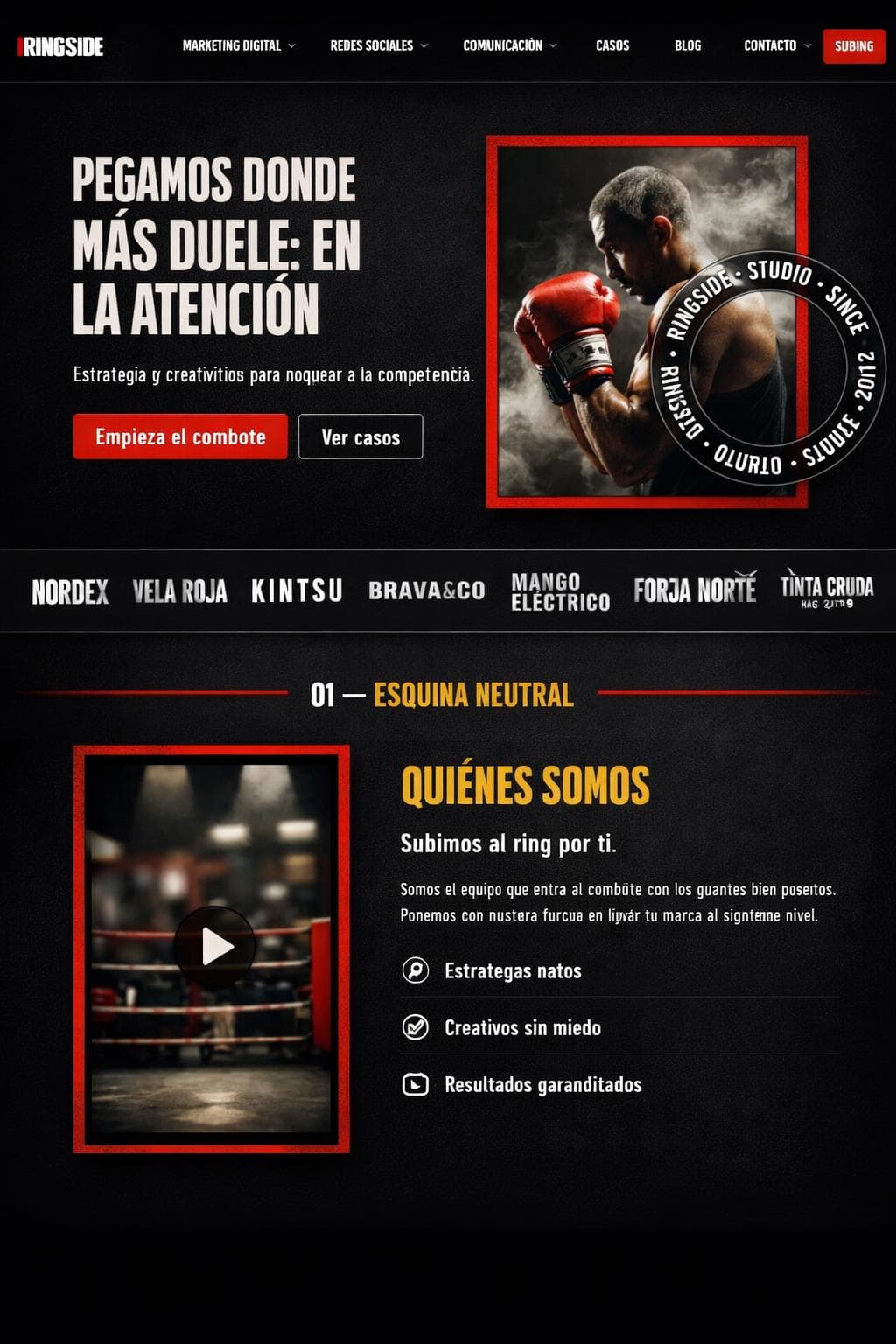 Growth Marea — vista previa del theme