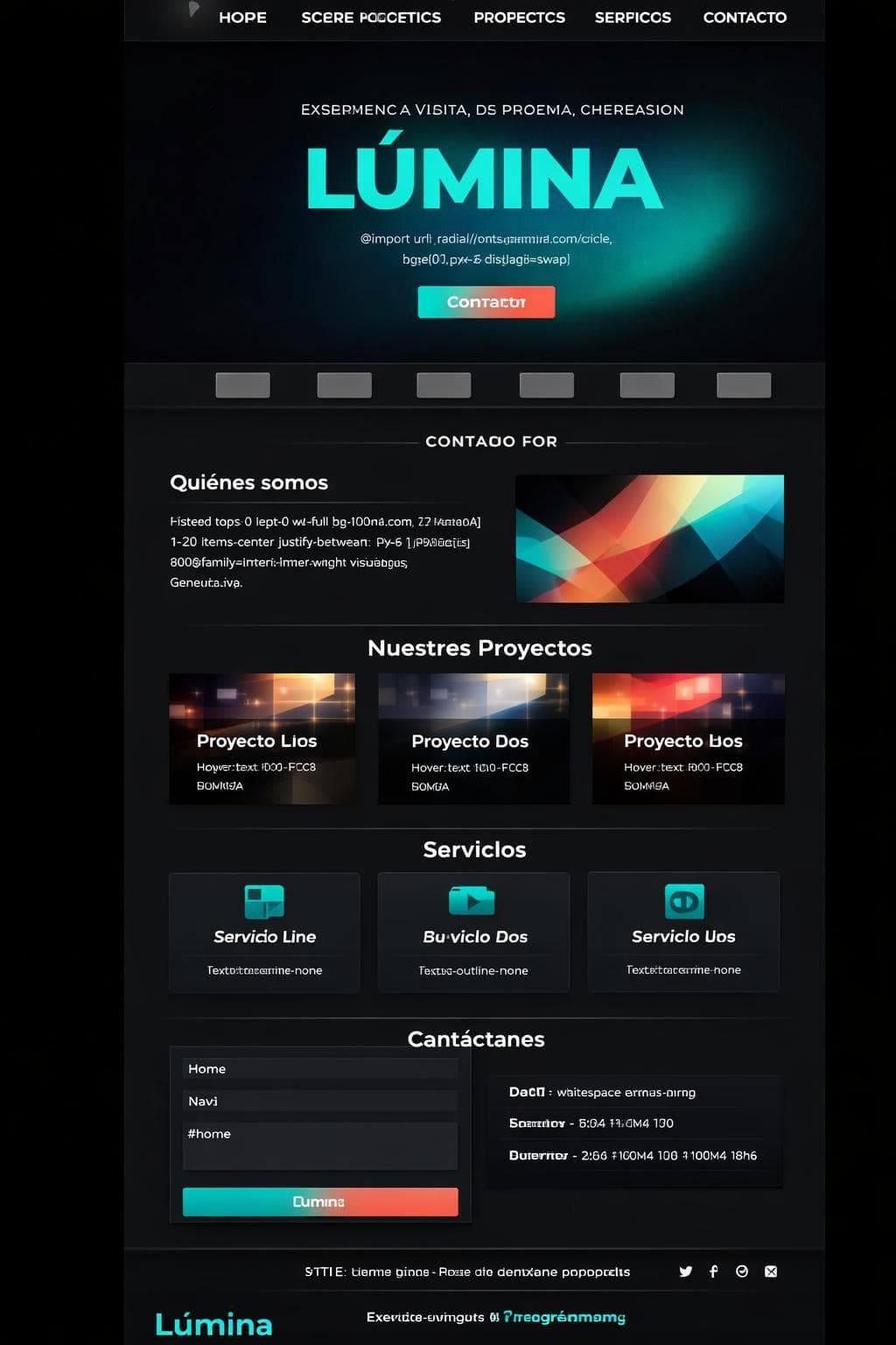 Growth Ónix — vista previa del theme