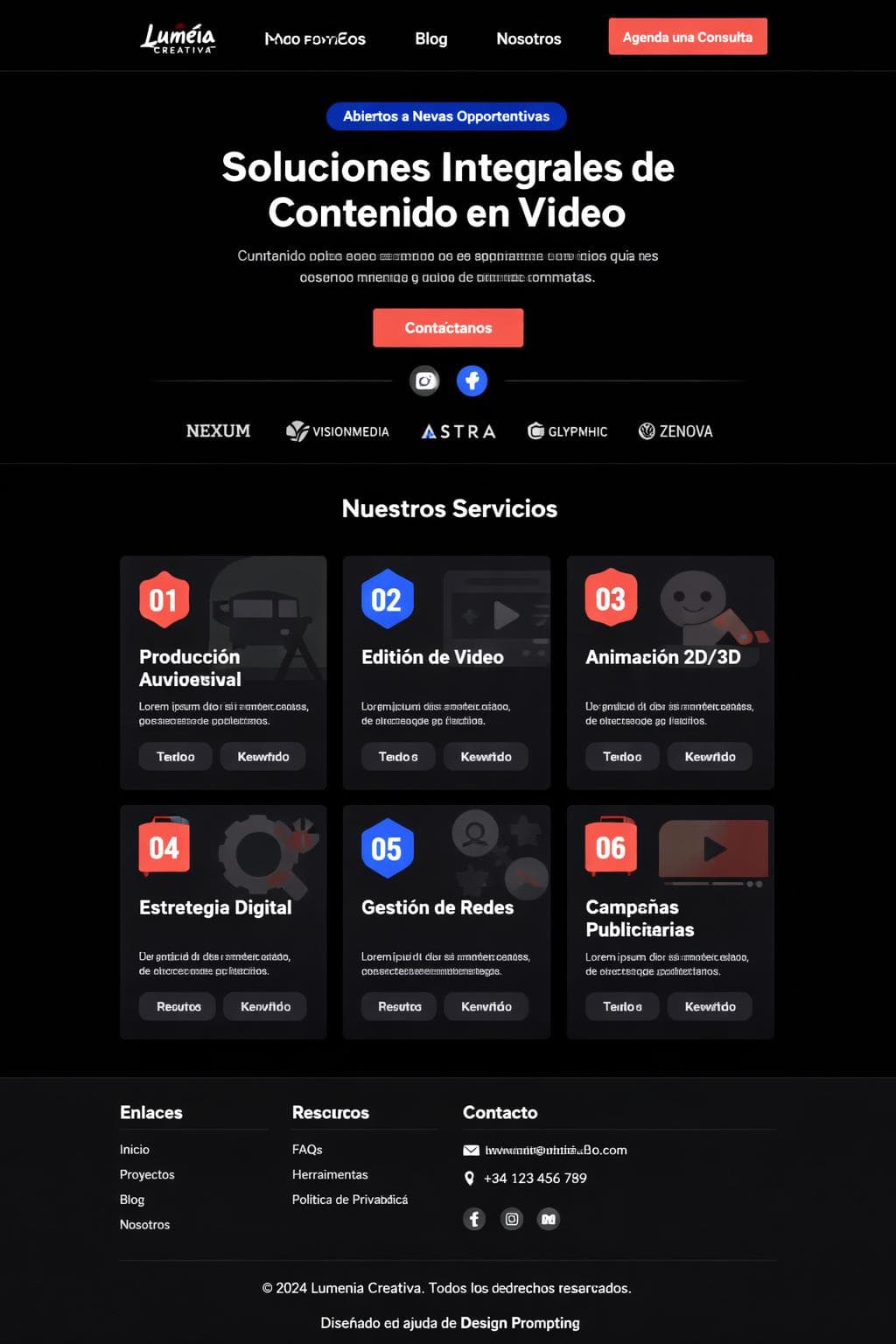Growth Orion — vista previa del theme