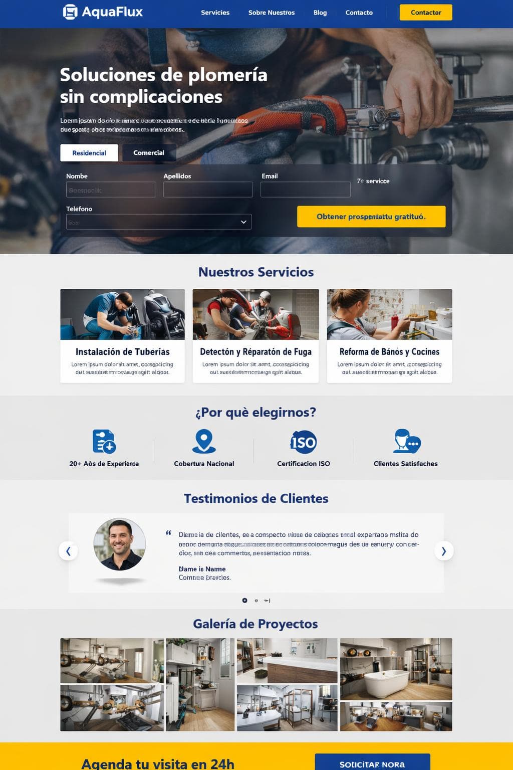 Hogar Alba — vista previa del theme