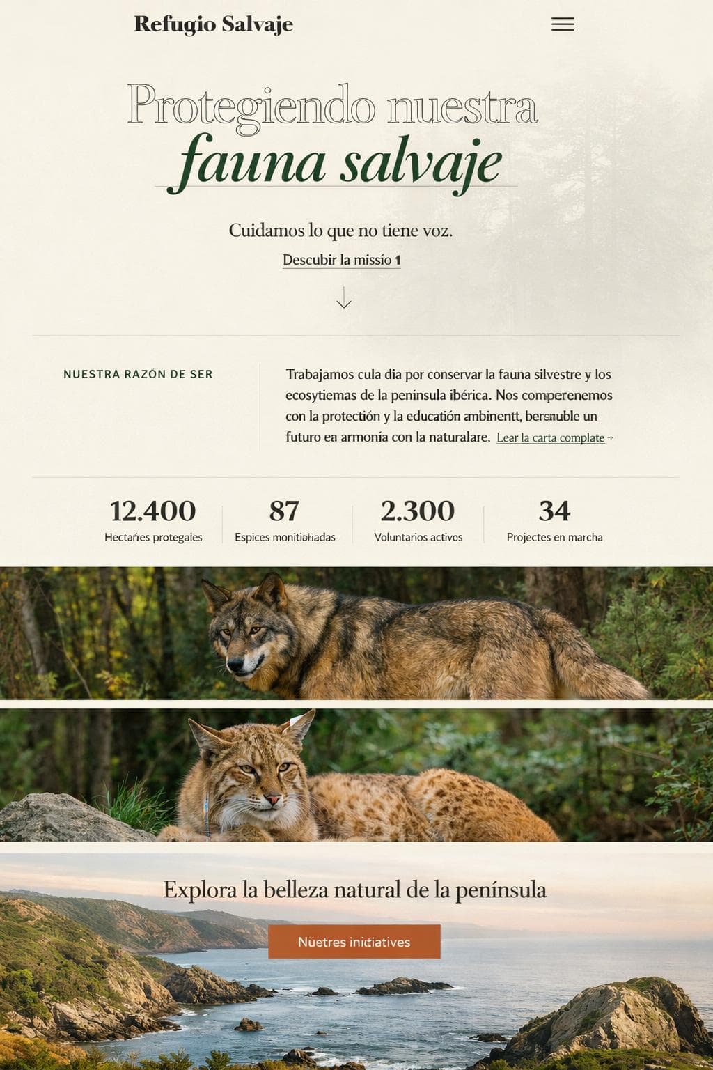 Impacto Atlas — vista previa del theme