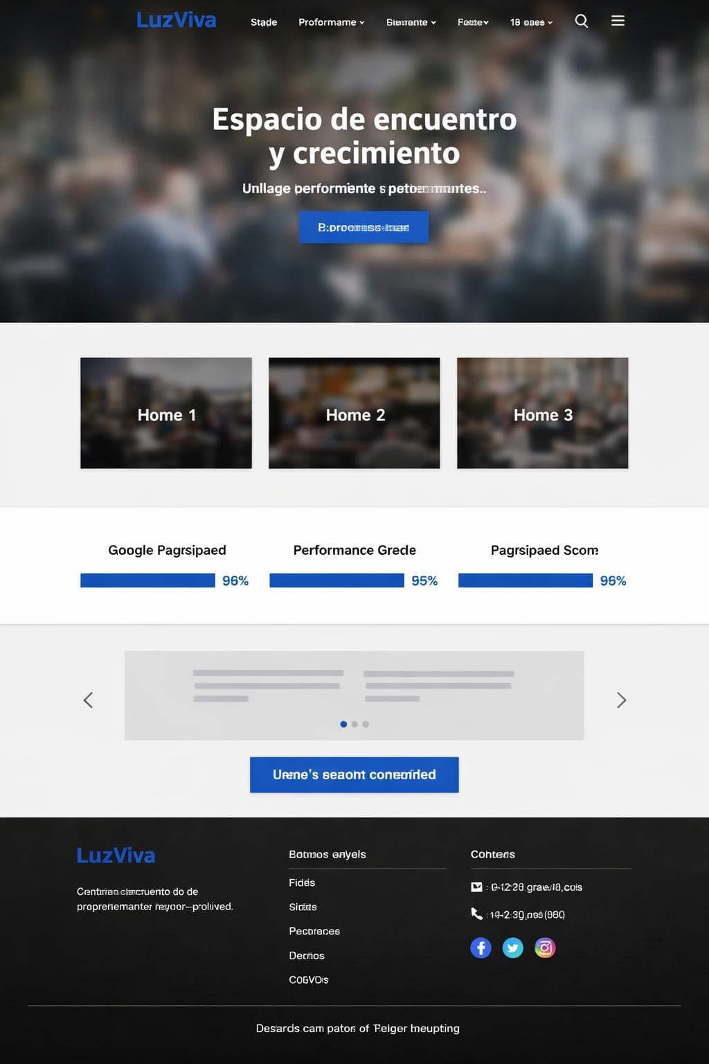 Impacto Vega — vista previa del theme