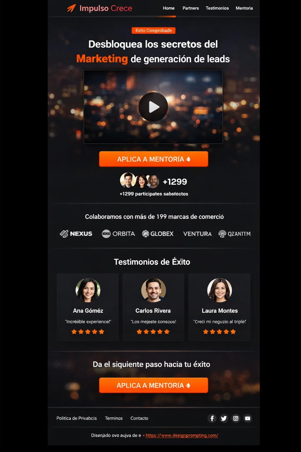 Impulso Crece — vista previa del theme