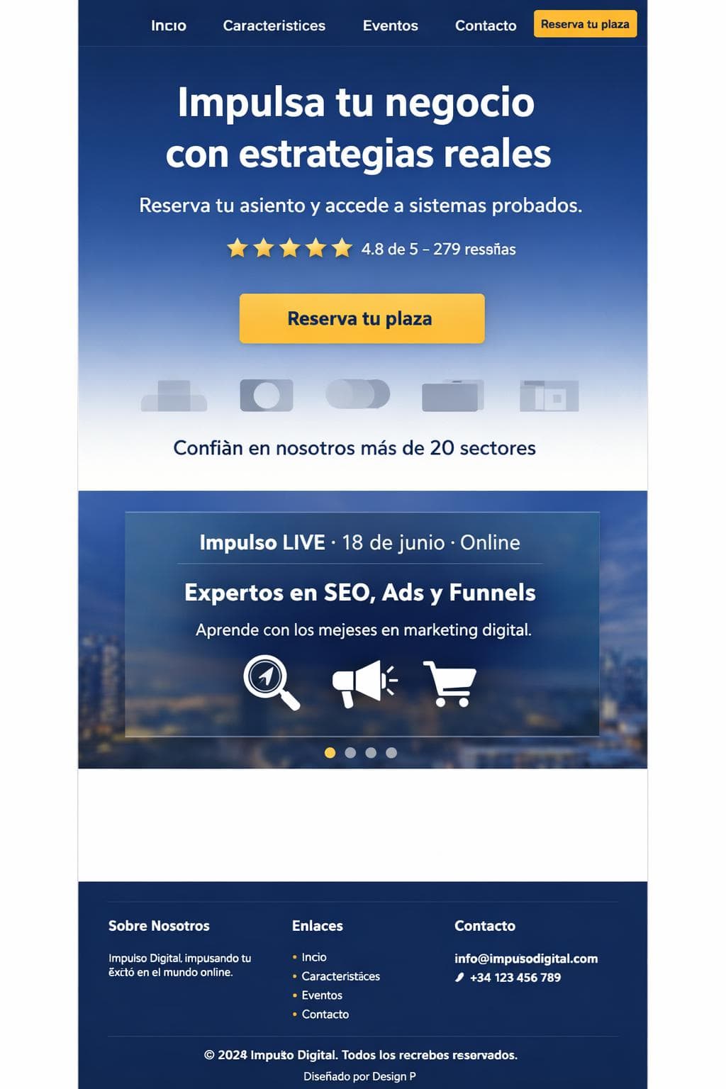 Impulso Digital — vista previa del theme