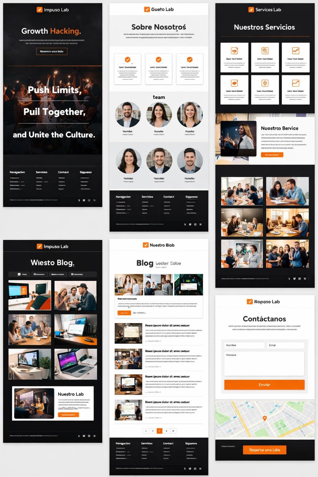 Impulso Lab — vista previa del theme