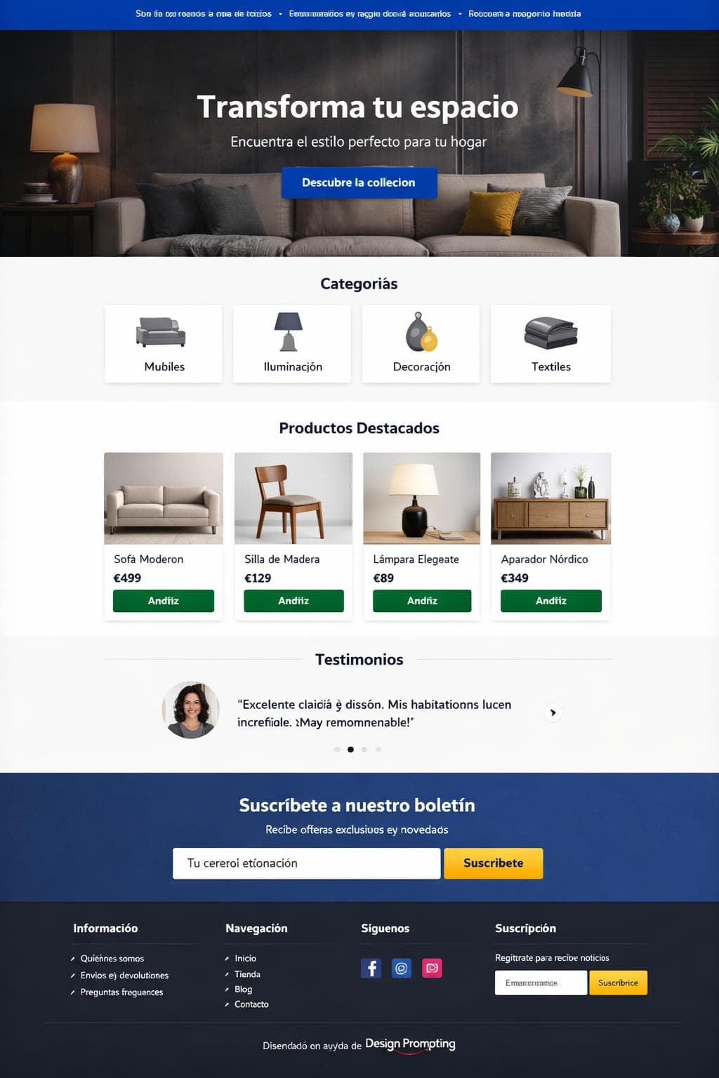 Inmobiliaria Orion — vista previa del theme