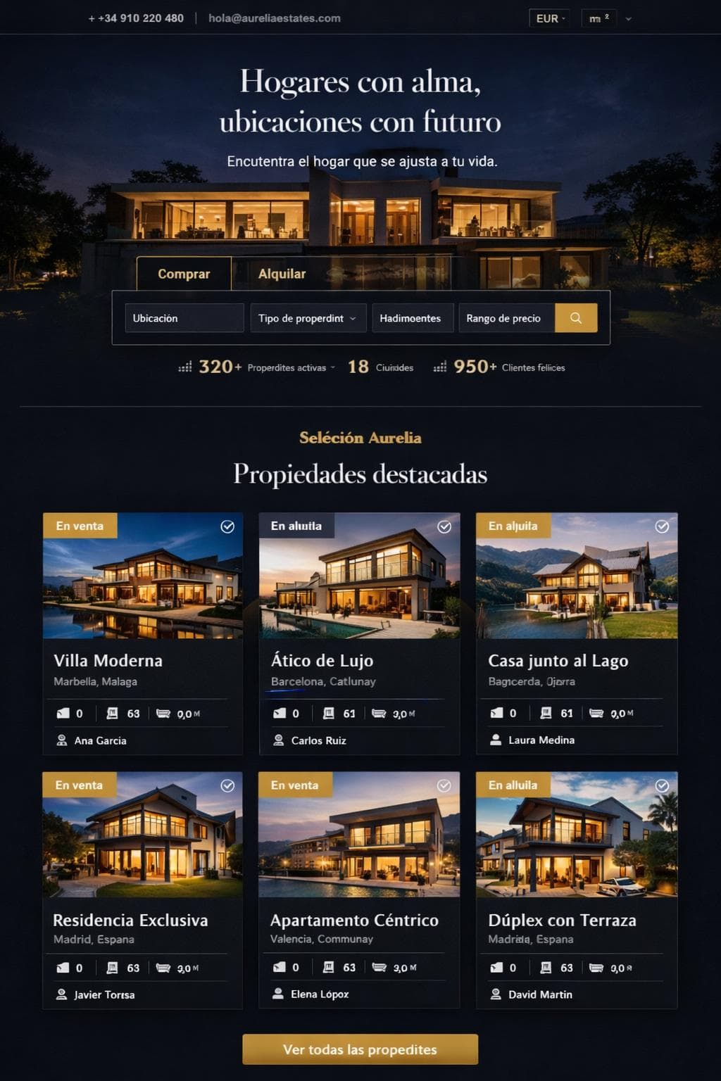 Inmobiliaria Vega — vista previa del theme