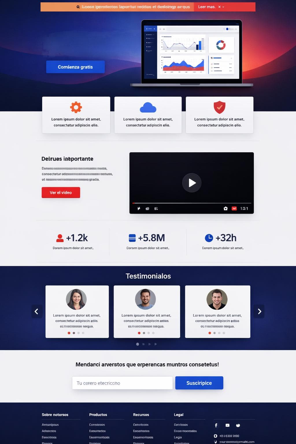 Innovatech Labs — vista previa del theme