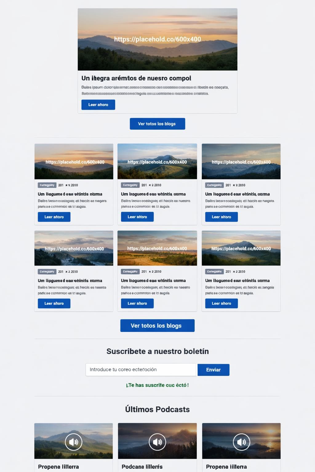 InspiraBlog — vista previa del theme