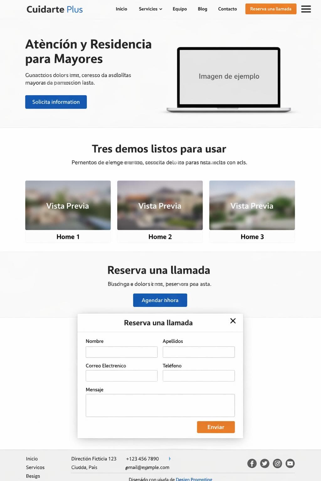 Instituto Delta — vista previa del theme
