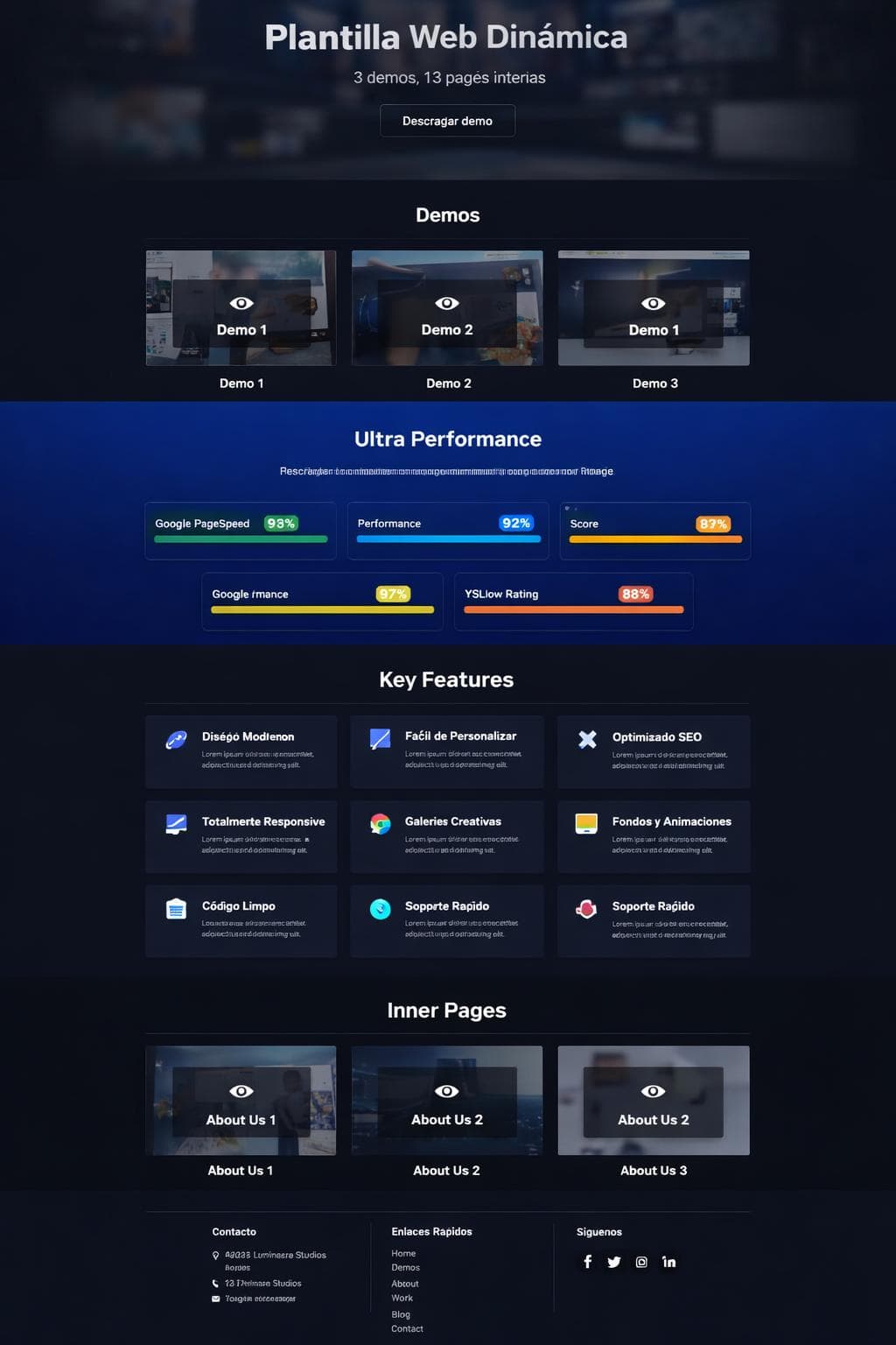 Instituto Neon — vista previa del theme