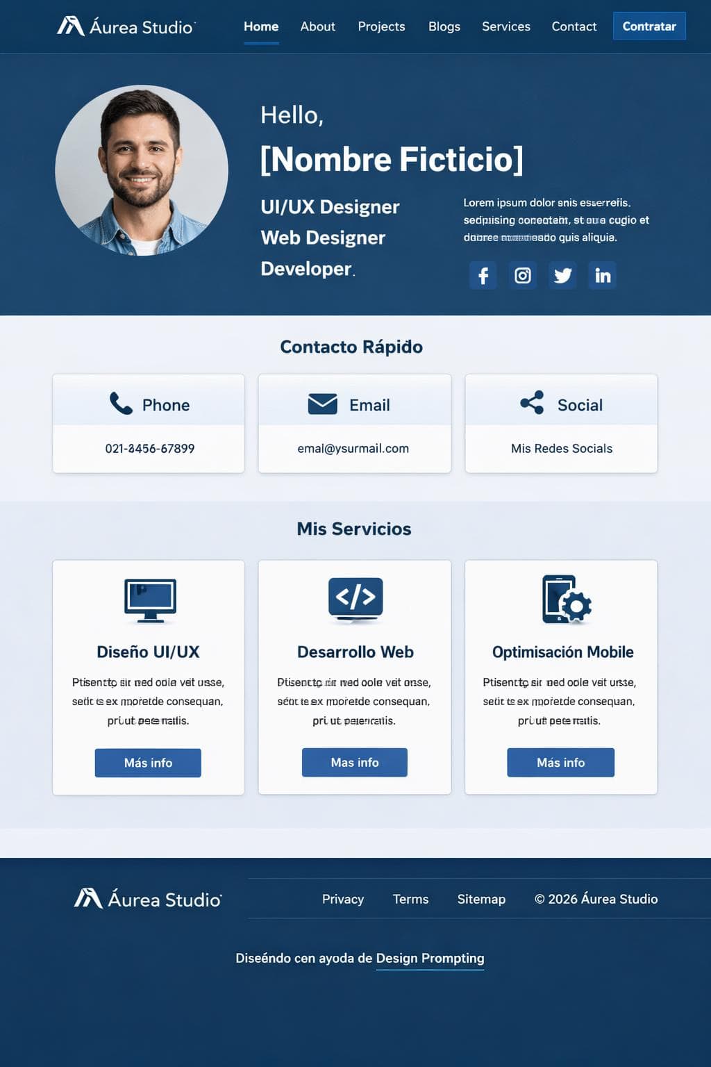 Instituto Zenit — vista previa del theme