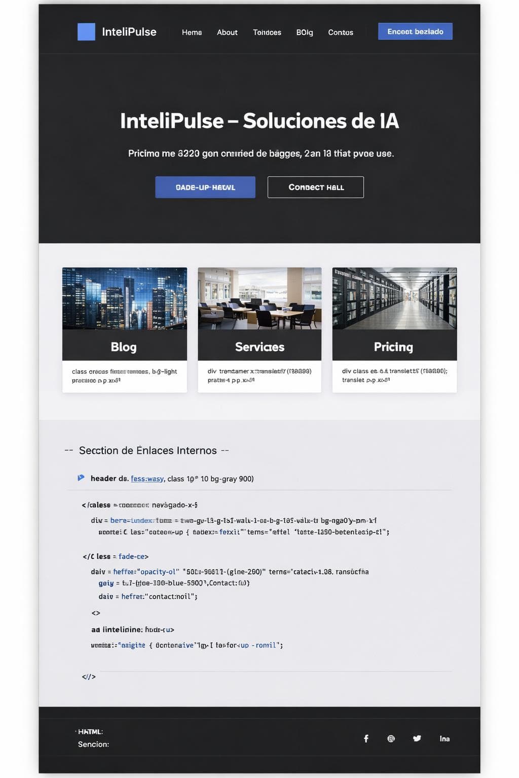 InteliPulse — vista previa del theme