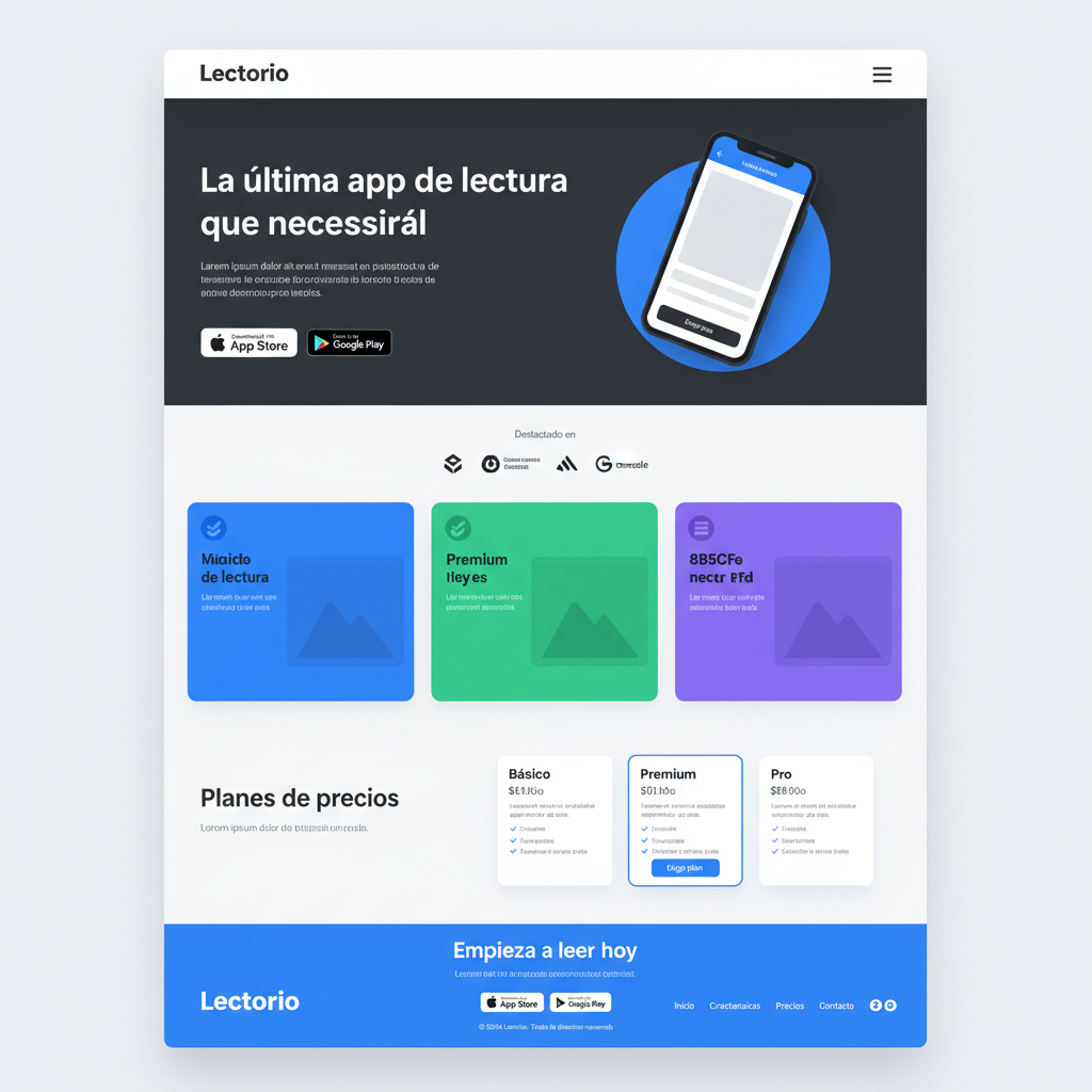 Lectorio — vista previa del theme