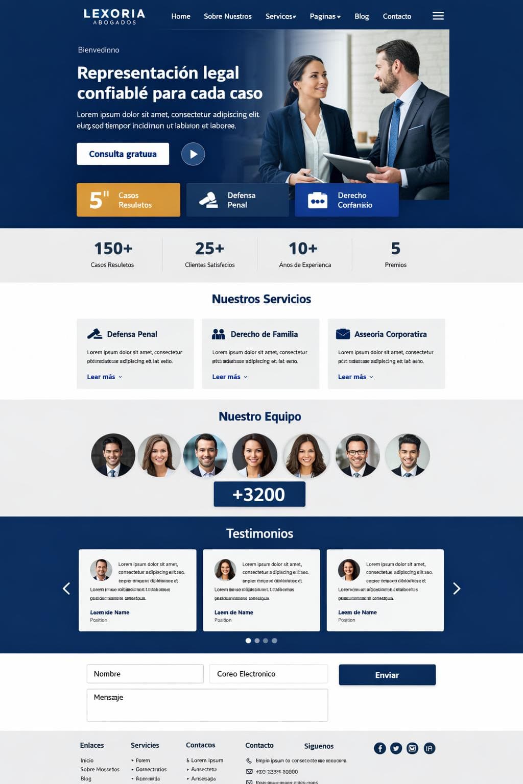 Legal Orion — vista previa del theme