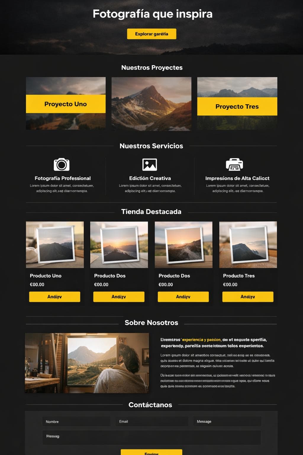 Lente Alba — vista previa del theme