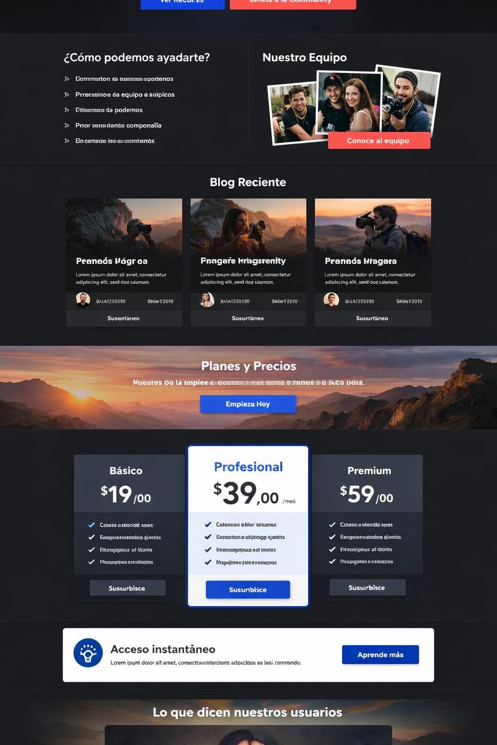 LenteClaro — vista previa del theme
