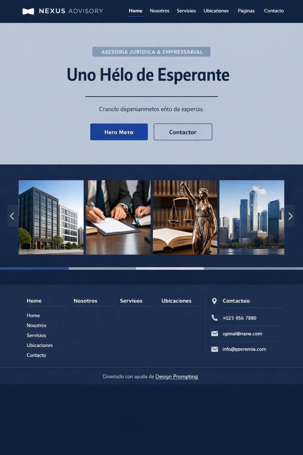 Lex Delta — vista previa del theme