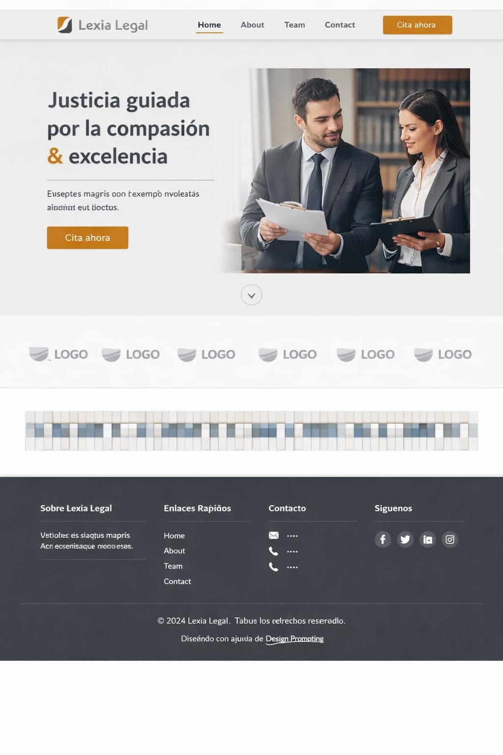 Lexia Legal — vista previa del theme