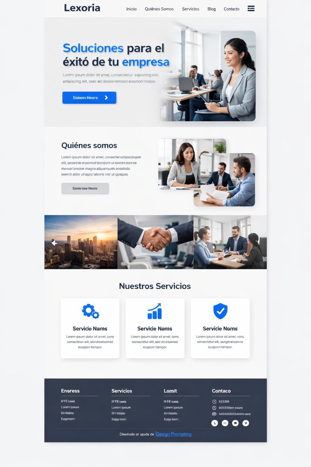 Lexoria Consulting — vista previa del theme
